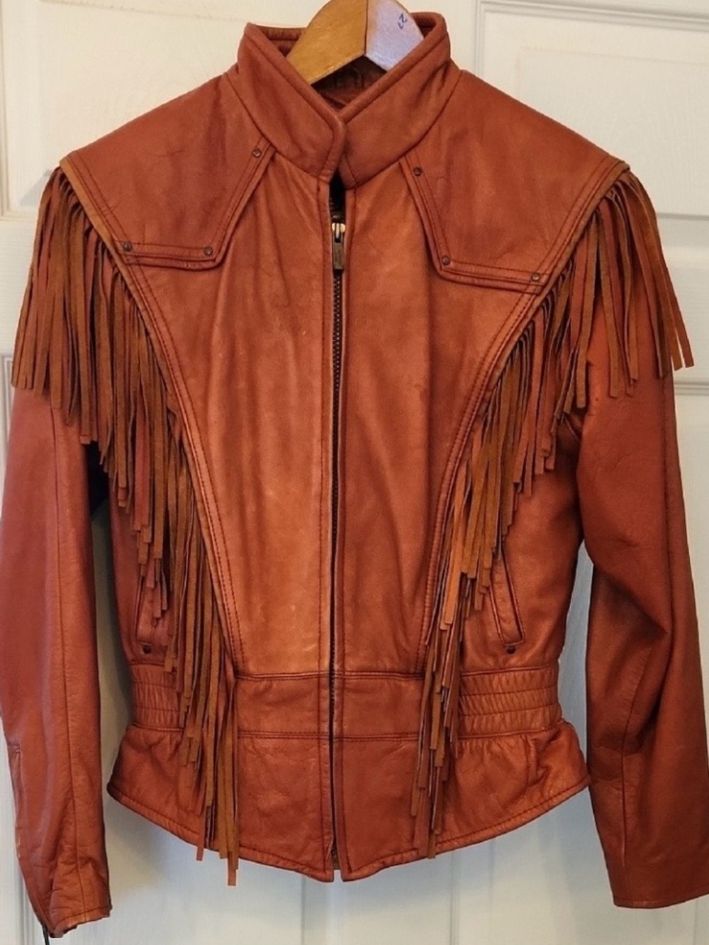 Vintage Adventure Bound by Wilsons Leather Fringe Western Bomber Jacket • Medium